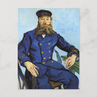 Postal Retrato del poeta Joseph Roulin Van Gogh Bella Art