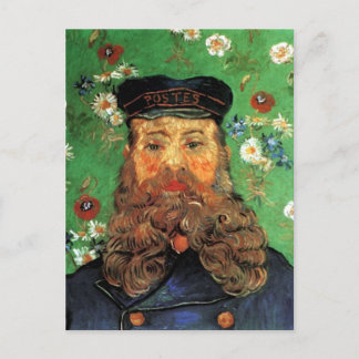 Postal Retrato del poeta Joseph Roulin Van Gogh Bella Art