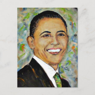 Postal Retrato del presidente Obama (2008)