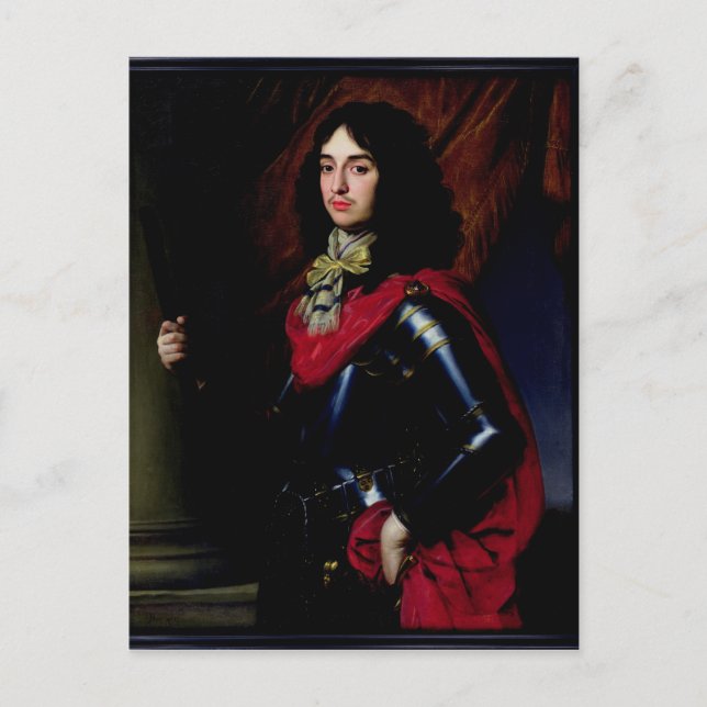 Postal Retrato del Príncipe Eduardo del Palatinado en Arm (Anverso)