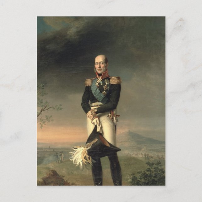 Postal Retrato del Príncipe Mijaíl Barclay de Tolly (Anverso)