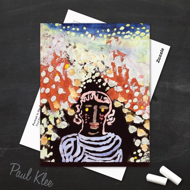 Postal Retrato en el Jardín Paul Klee (Subido por el creador)