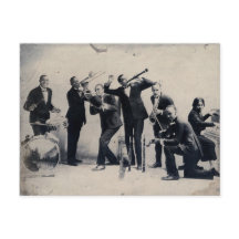 Retrato grupal de músicos de vaudeville, 1920