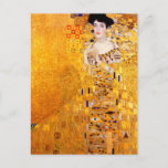 Postal Retrato Gustav Klimt de Adele Bloch-Bauer I<br><div class="desc">Retrato Gustav Klimt de Adele Bloch-Bauer I Postcard</div>