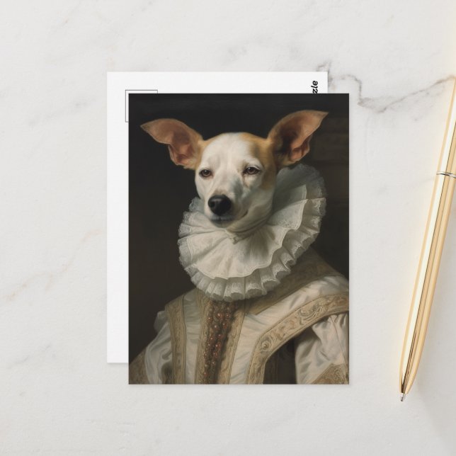 Postal Retrato histórico del perro (Anverso/Reverso In Situ)