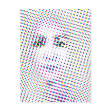 Retrato inspirado en el arte pop