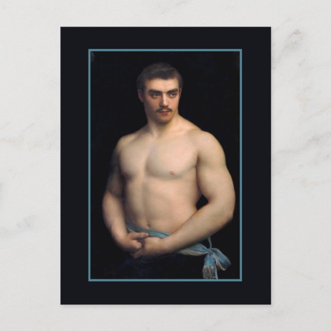 Postal Retrato Maurice Deriaz por Courtois (Anverso)