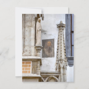 Postal Retrato misterioso en el ayuntamiento de Bratislav