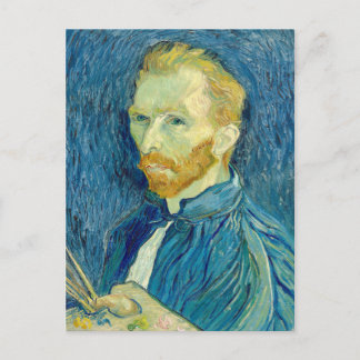 Postal Retrato personal de Vincent Van Gogh 1889