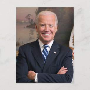 Postal Retrato presidencial oficial de Joe Biden