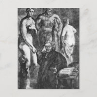 Retrato satírico de Laurence Sterne, c.1761