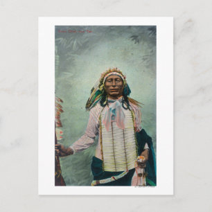 Postal Retrato Sioux Chief Iron Tail