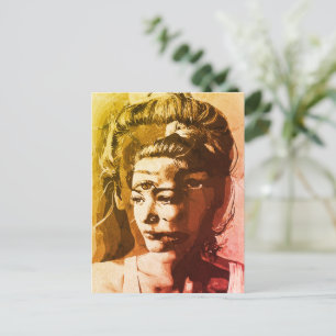 Postal Retrato Surrealista de Múltiples Ojos – Psicodélic