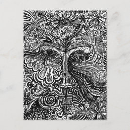 Postal Retrato Trippy