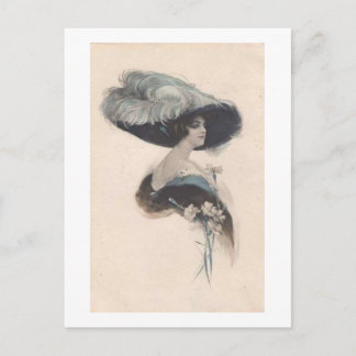 Postal Retrato vintage.