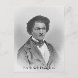 Postal Retrato vintage abolicionista Frederick Douglass