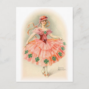 Postal Retratos antiguos y Ilustraciones de mujeres