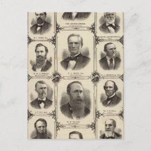 Postal Retratos de ciudadanos de rapidos cedrales
