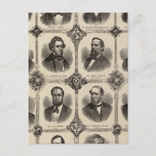 Postal Retratos de EG Potter, Delano T Smith (Anverso)