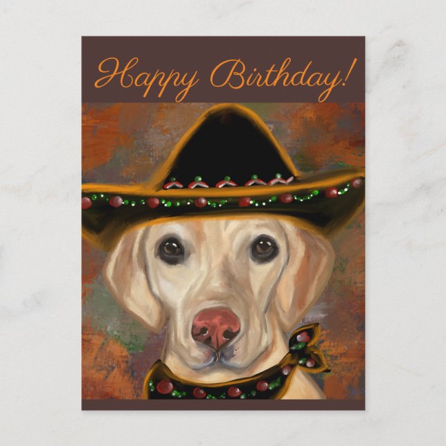 Postal Retriever de Labrador    (Anverso)