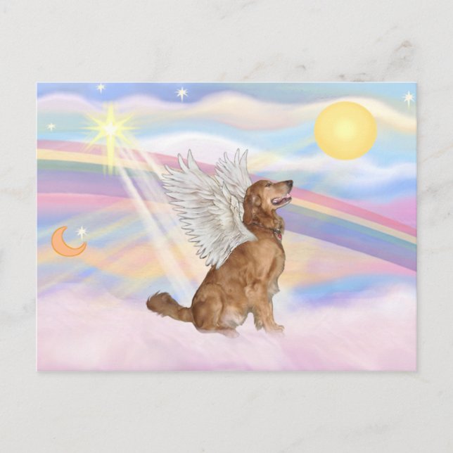 Postal Retriever Dorado (Anverso)