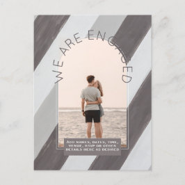 Postal RETRO Beach Vibe Boda Stationery FOTO