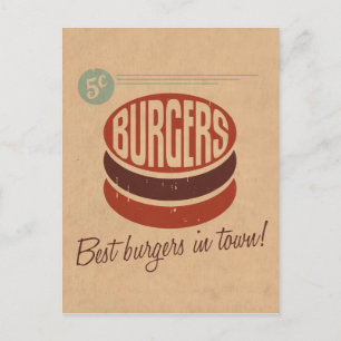 Postal Retro Burger