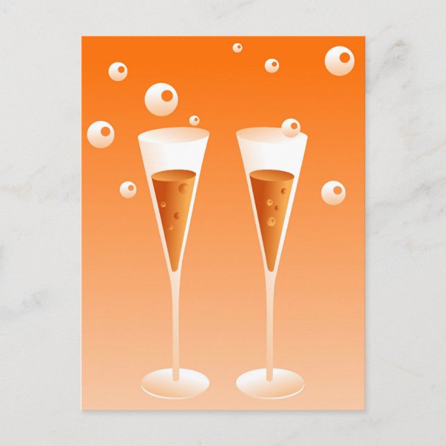 Postal Retro Champagne (Anverso)