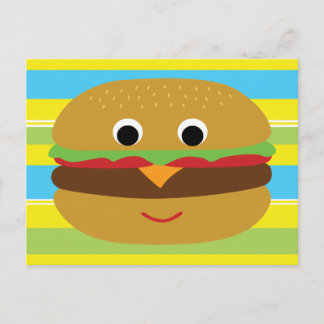 Postal Retro Cheeseburger