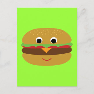 Postal Retro Cheeseburger