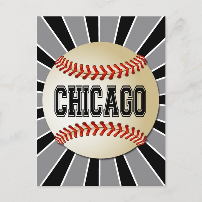 POSTAL RETRO CHICAGO BASEBALL (Anverso)