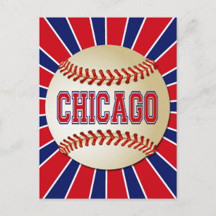 POSTAL RETRO CHICAGO BASEBALL