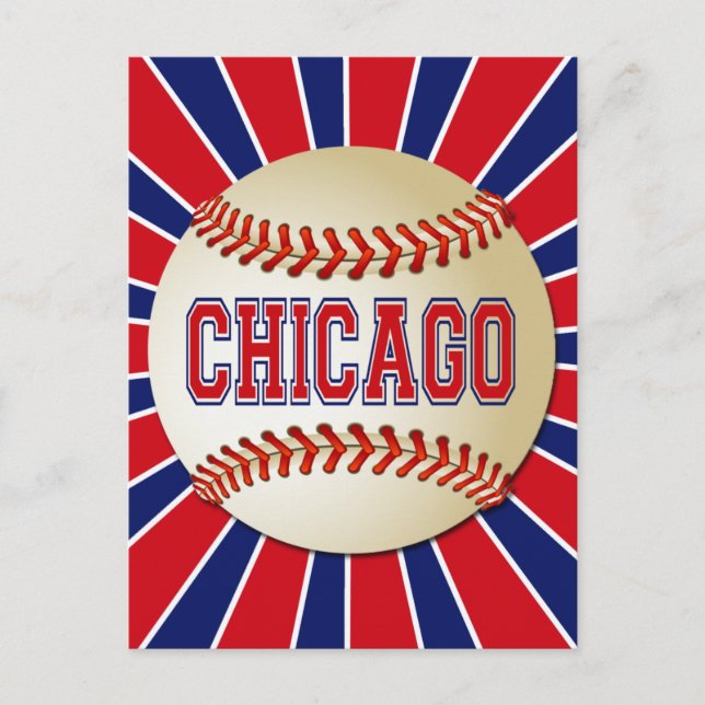 POSTAL RETRO CHICAGO BASEBALL (Anverso)