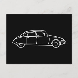 Postal Retro Citroen DS 19 der Haifisch T-Shirt
