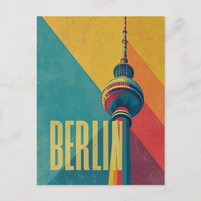 Postal Retro de Berlín (Anverso)