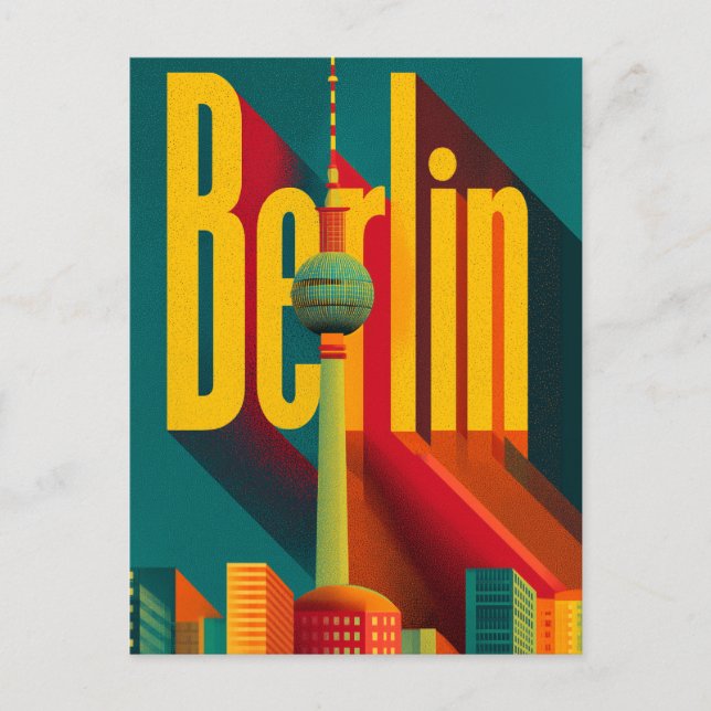 Postal Retro de Berlín (Anverso)