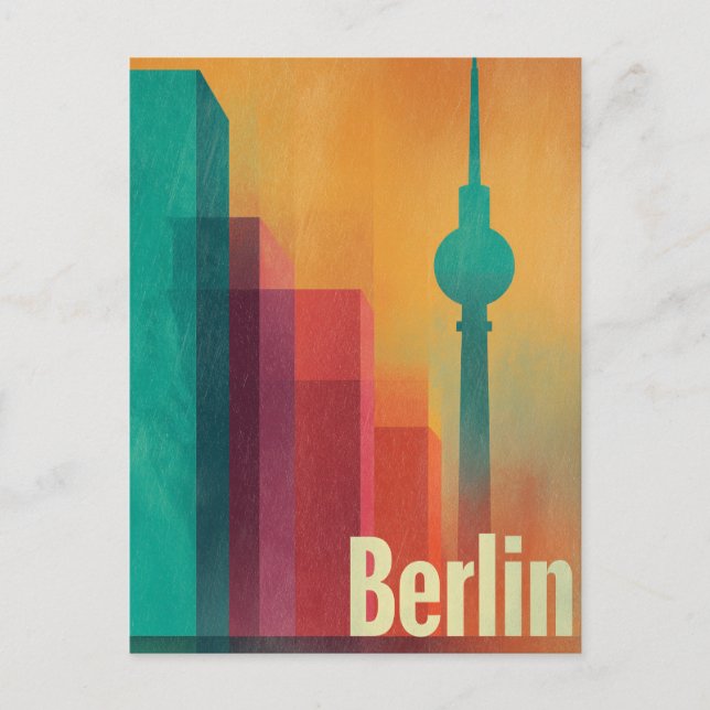 Postal Retro de Berlín (Anverso)