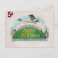 Retro de la etiqueta de cigarro vintage Spirit of 