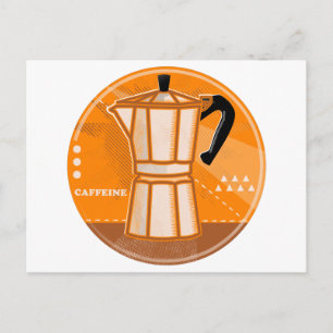 Postal Retro de la olla de expreso superior