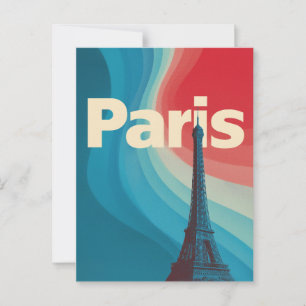 Postal Retro de París