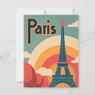 Postal Retro de París