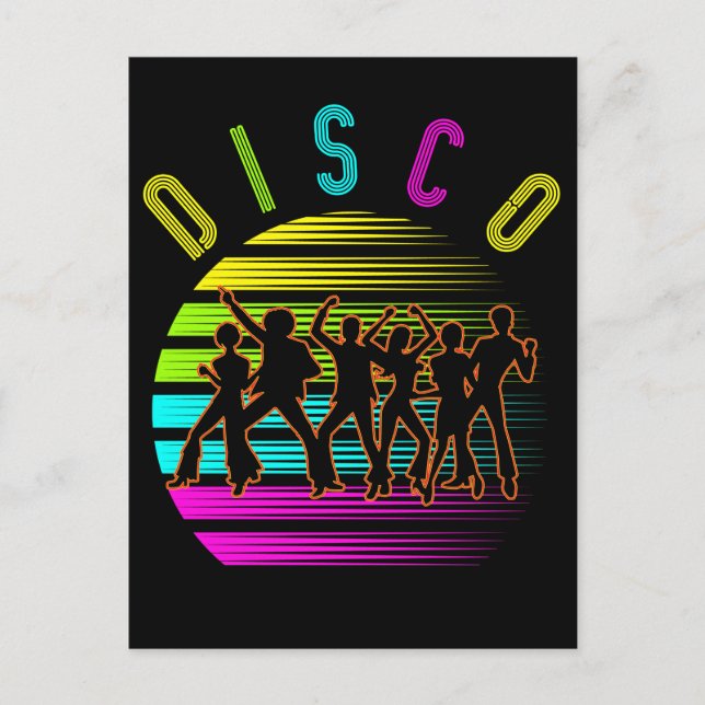 Postal Retro Disco Dancing Funky Music (Anverso)