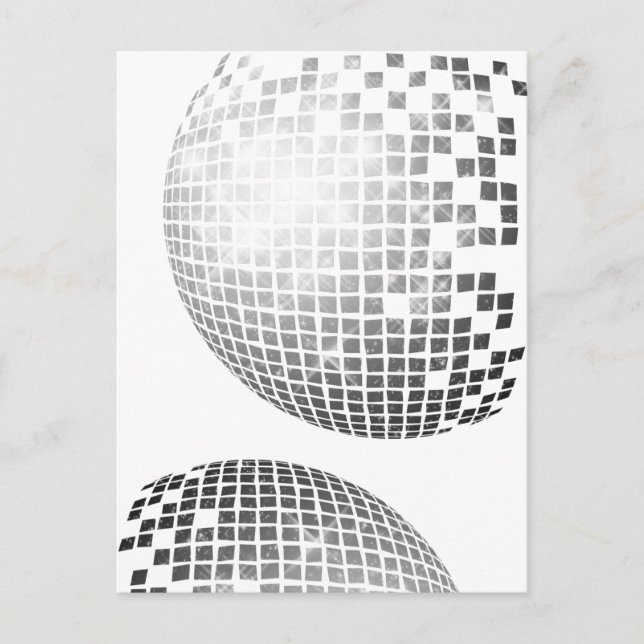 Postal retro - Discoteca Ball (Anverso)