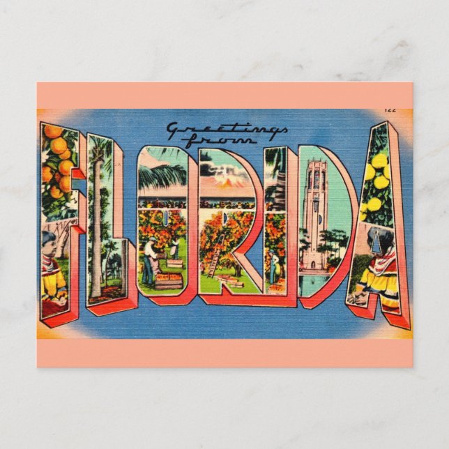 Postal Retro Florida (Anverso)