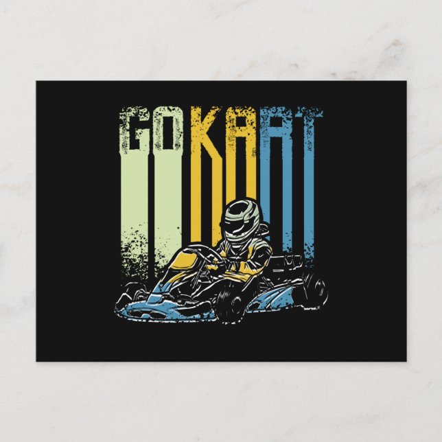 Postal Retro Go Kart (Anverso)