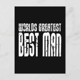 Postal Retro Guay Best Men : El mejor hombre del mundo