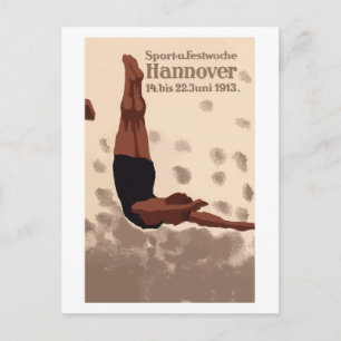 Postal Retro Hannover Alemania