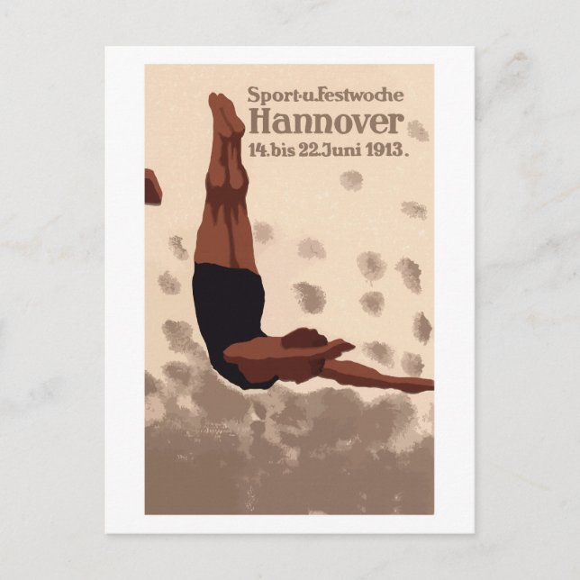 Postal Retro Hannover Alemania (Anverso)