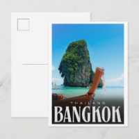 Retro horizonte de la ciudad de Bangkok - regalos 