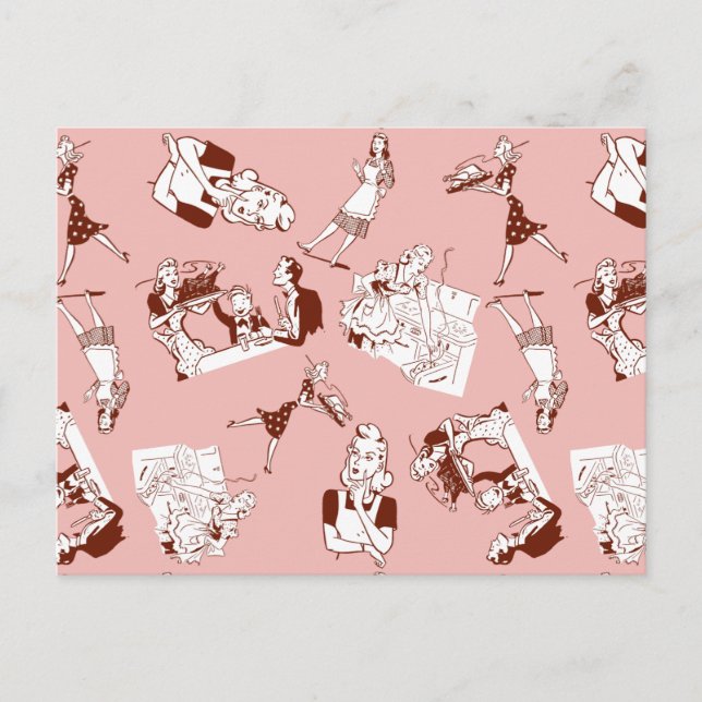 Postal Retro Housewife (Anverso)